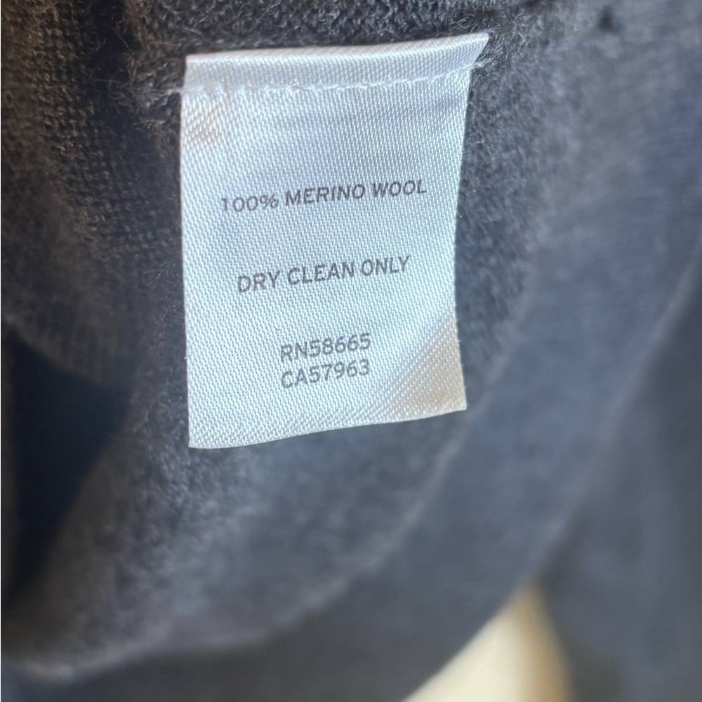 Nordstrom Men’s Shop 100% Italian Merino Wool Pullover Sweater Gray Size Large - Picture 4 of 4